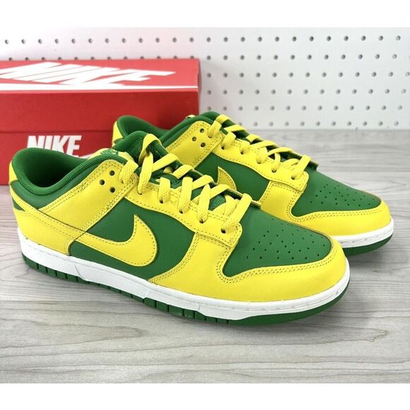 green and yellow dunks